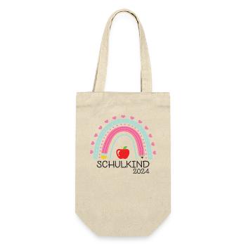 Back to School First Day of School School Child 2024 - Gift Bag for Bottles - nature - Front