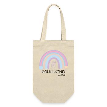 Back to school First day of school school child 2024 - Gift Bag for Bottles - nature - Front