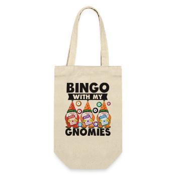 Bingo avec mes gnomies Bingo amusant - Sac à bouteille - nature - Devant
