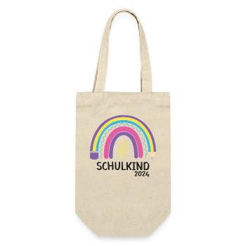 Back to school First day of school school child 2024 - Gift Bag for Bottles - nature - Front
