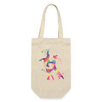 Danseur d’aquarelle de couple de danse latine - Sac à bouteille - nature - Devant
