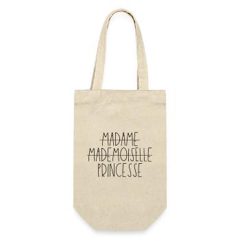 Miss Mademoiselle Princess - Gift Bag for Bottles - nature - Front