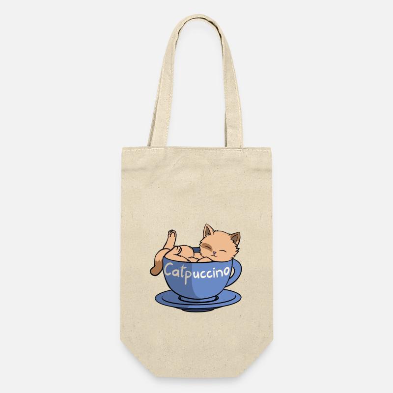 Catpuccino - Gift Bag for Bottles - nature