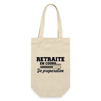 Retraite - Futur Retraité - Retraite Humour - Sac à bouteille - nature - Devant