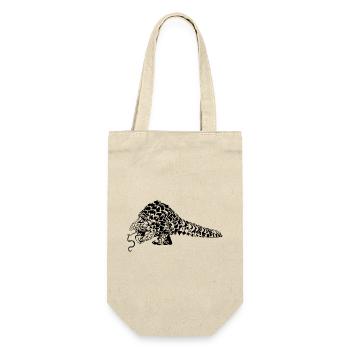 Pangolin Schuppentier - Geschenkbeutel für Flaschen - Natur - Vorne