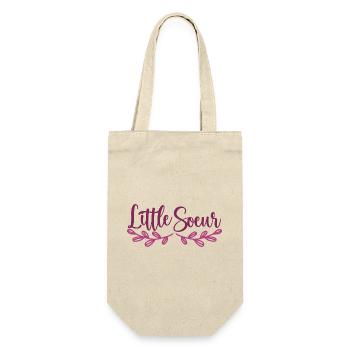 Petite Sœur - Little Sister - Gift Bag for Bottles - nature - Front