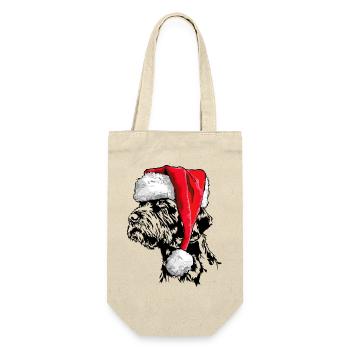 Santa Cesky Fousek Chiens de Noël Wilsigns - Sac à bouteille - nature - Devant