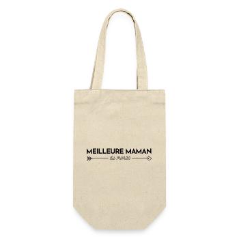 Meilleure maman du monde - Sac à bouteille - nature - Devant
