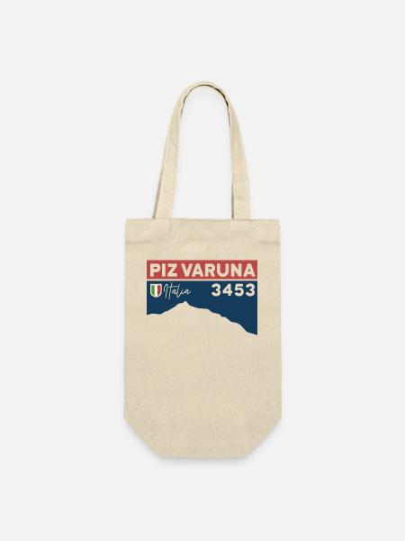 Piz Varuna Skitour Skigebiet Wandern Normalweg - Geschenkbeutel für Flaschen - Natur