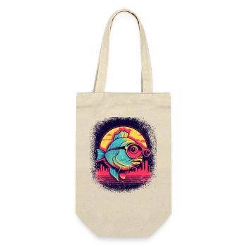 adventure animation beach gift idea fun - Geschenkbeutel für Flaschen - Natur - Vorne
