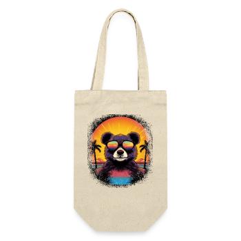 fun panda panda bear sayings geek mammal jokes - Geschenkbeutel für Flaschen - Natur - Vorne
