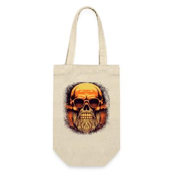 humour dictons présent barbu moustache ours - Sac à bouteille - nature - Devant
