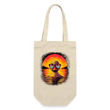 love geese animal welfare jokes game cool bird - Geschenkbeutel für Flaschen - Natur - Vorne