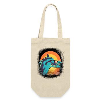 bass fishing tshirts cool - Geschenkbeutel für Flaschen - Natur - Vorne