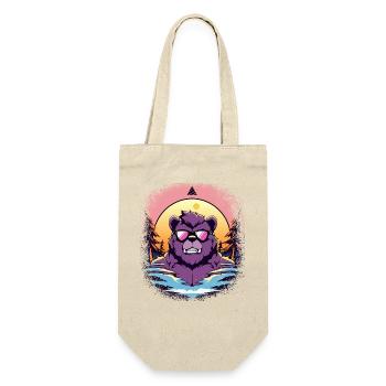 Panda Grumbler Funny Dictons Idée cadeau Drôle Koala - Sac à bouteille - nature - Devant