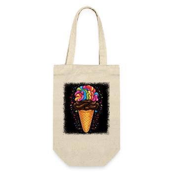 bday fun peace sign birthday present bird geek - Gift Bag for Bottles - nature - Front