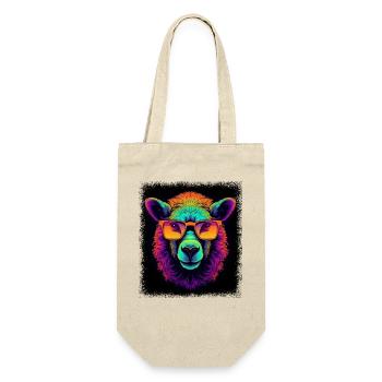 birthday present geek anti herd of sheep humor - Geschenkbeutel für Flaschen - Natur - Vorne