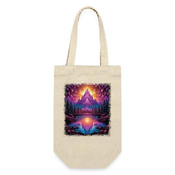black labradors brainy black labradors matter - Gift Bag for Bottles - nature - Front