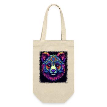 fun ours brun anniversaire growler humour ours polaire - Sac à bouteille - nature - Devant