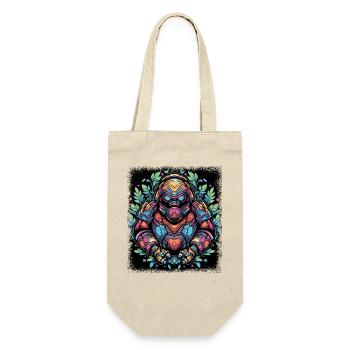 Sloth Hoodie Coffee Attitude Sloth Clothing - Gift Bag for Bottles - nature - Front