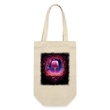 valentine april wine tshirts jokes gift - Geschenkbeutel für Flaschen - Natur - Vorne