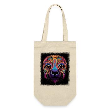swim digital art animal rights activists - Geschenkbeutel für Flaschen - Natur - Vorne