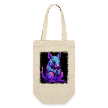 Fun Japanese Squirrel Christmas Massy - Gift Bag for Bottles - nature - Front