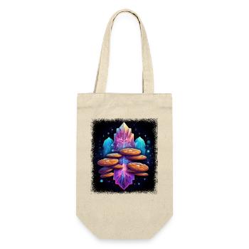family disarmament hippie festival child - Geschenkbeutel für Flaschen - Natur - Vorne