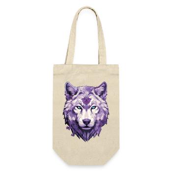 Loup #5 - Sac à bouteille - nature - Devant