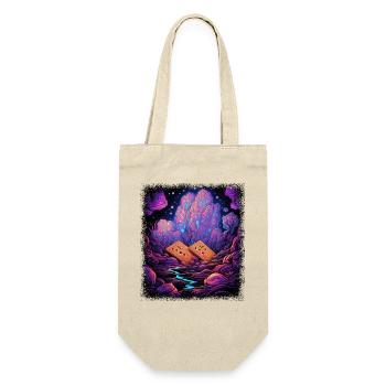 anniversaire cadeau idée funky dictons citation hippie - Sac à bouteille - nature - Devant