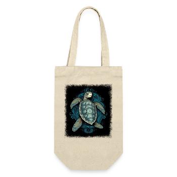Animal Defense Blagues Cool Love Statement Earth - Sac à bouteille - nature - Devant