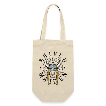 Shield Maiden - Gift Bag for Bottles - nature - Front
