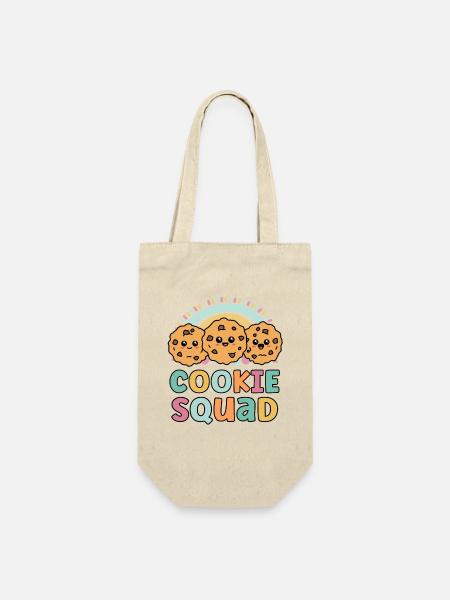 Cookie Squad Lustiges Matching für Mädchen Cookie Lover - Geschenkbeutel für Flaschen - Natur