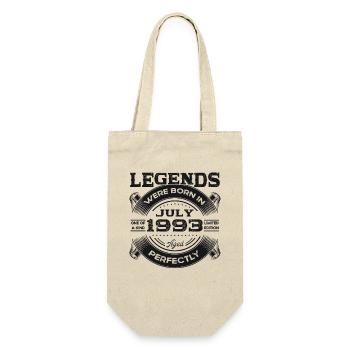 30. Geburtstag Mann legendär Juli Jahrgang 1993 - Geschenkbeutel für Flaschen - Natur - Vorne