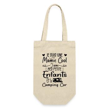 Mamie J'aime Mes Petite Enfants et le Camping-Car - Sac à bouteille - nature - Devant