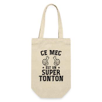 Ce Mec Est Un Super Tonton - Sac à bouteille - nature - Devant