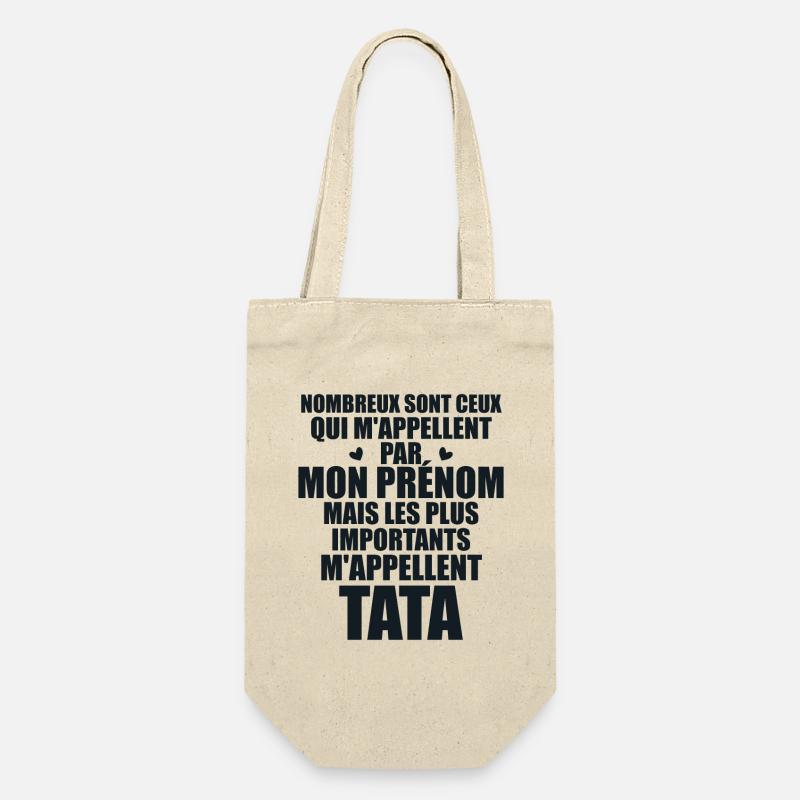 Les plus importants m'appellent Tata - Prénom Tata - Sac à bouteille - nature