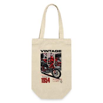 Vintage Motorcycle Bikers Motorbike Birthday 1954 - Gift Bag for Bottles - nature - Front