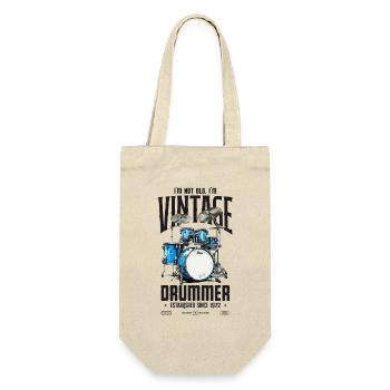 Je ne suis pas vieux je suis Vintage rétro 1972 batteur - Sac à bouteille - nature - Devant