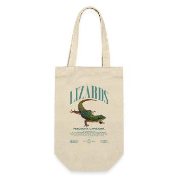 Phelsuma laticauda Day Gecko Lizard Keeper - Gift Bag for Bottles - nature - Front