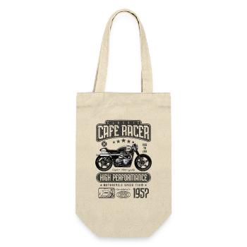 Cafe Racer Moto Anniversaire Motard Né en 1957 - Sac à bouteille - nature - Devant