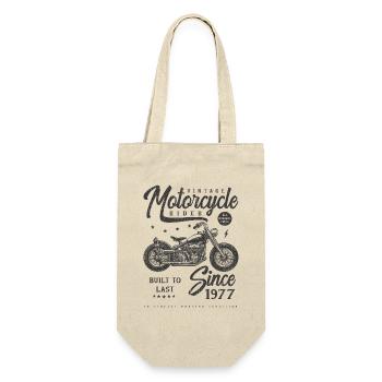 Moto Vintage Anniversaire Motard Né En 1977 - Sac à bouteille - nature - Devant