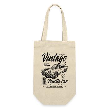 Ich bin nicht alt, ich bin ein Oldtimer, Oldtimer, Jahrgang 1938 - Geschenkbeutel für Flaschen - Natur - Vorne