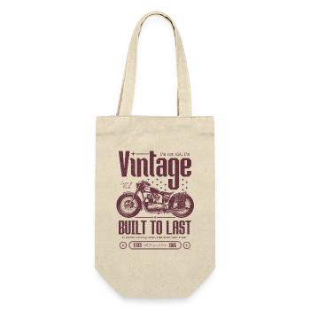 Vintage Motorcycle Bikers Motorbike Birthday 1985 - Gift Bag for Bottles - nature - Front