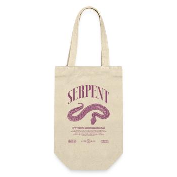 python de sang moderne reptile keeper streetwear - Sac à bouteille - nature - Devant