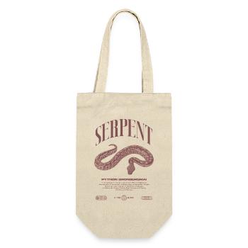 python de sang moderne reptile keeper streetwear - Sac à bouteille - nature - Devant