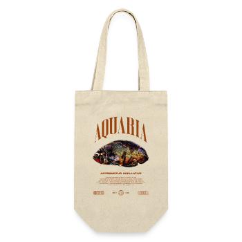 Oscar Fish Keeper Moderne Streetwear - Geschenkbeutel für Flaschen - Natur - Vorne