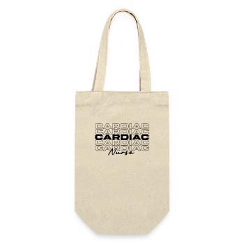 Cardiac Nurse Medical Nurses Stylish - Gift Bag for Bottles - nature - Front