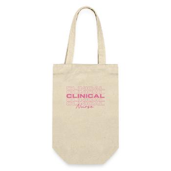 Clinical Nurse Medical Nurses Stylish - Gift Bag for Bottles - nature - Front