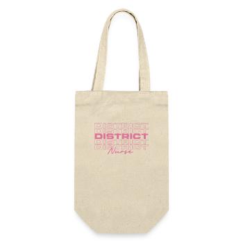 District Nurse Medical Nurses Stylish - Gift Bag for Bottles - nature - Front